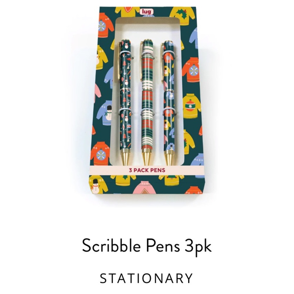 Lug Holiday Box Scribble Pen Set